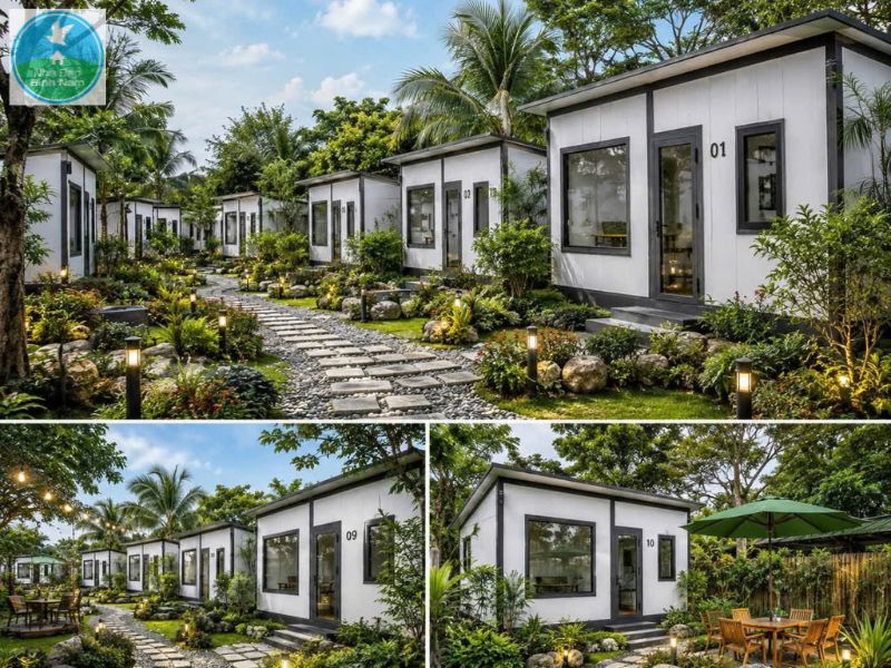 Nhà lắp ghép panel Nhà lắp ghép panel