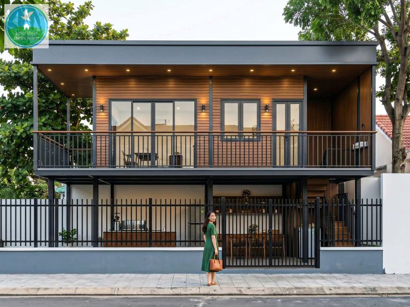 Nhà lắp ghép 2 tầng Nhà lắp ghép 2 tầng