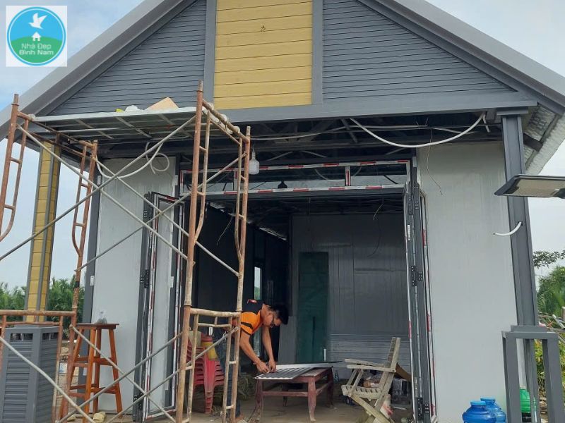 Nhà lắp ghép panel Nhà lắp ghép panel