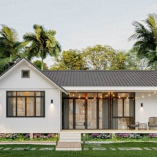 Mẫu nhà lắp ghép sân vườn tại Củ Chi