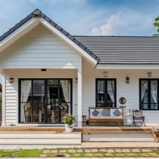 Mẫu nhà lắp ghép sân vườn tại Hóc Môn