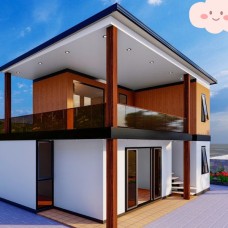 Nhà lắp ghép 2 tầng tại Trảng Dài